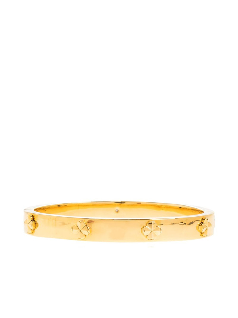 clover-embellished bangle bracelet 3