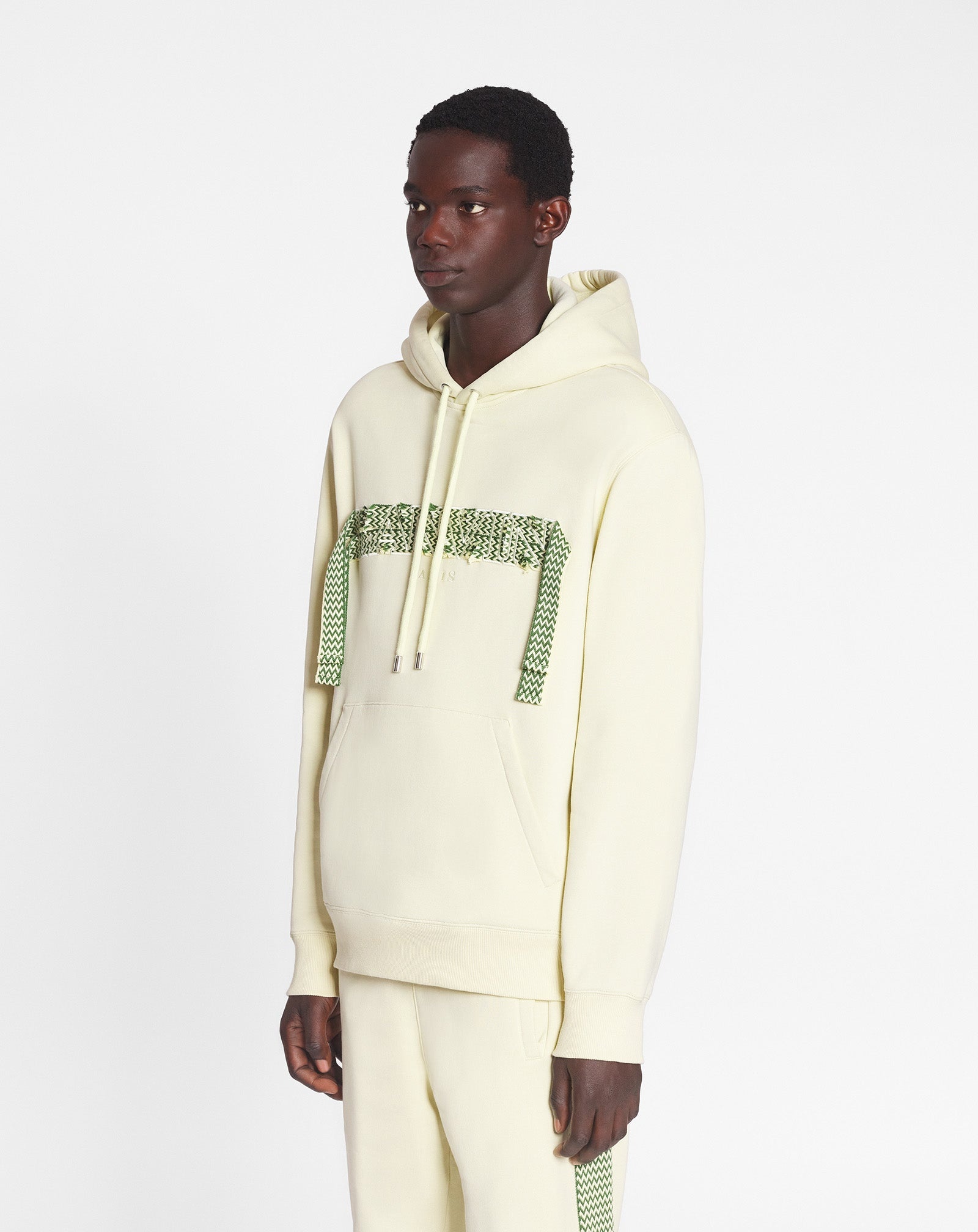 LANVIN CURB LACE LOOSE-FIT HOODIE - 3