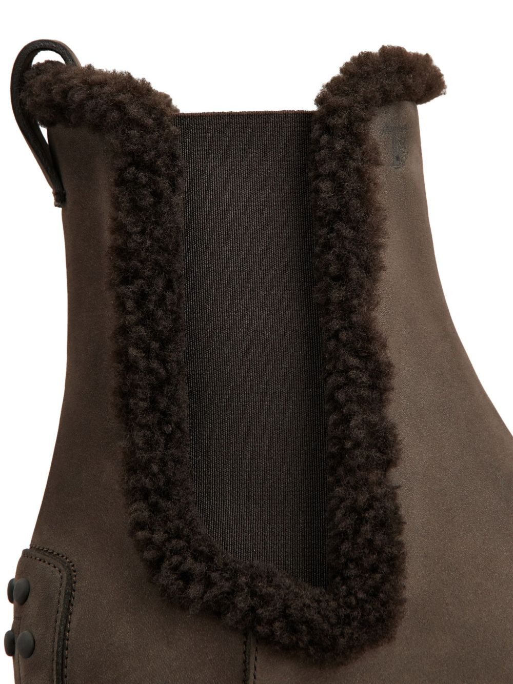 faux-fur trim Chelsea boots - 4