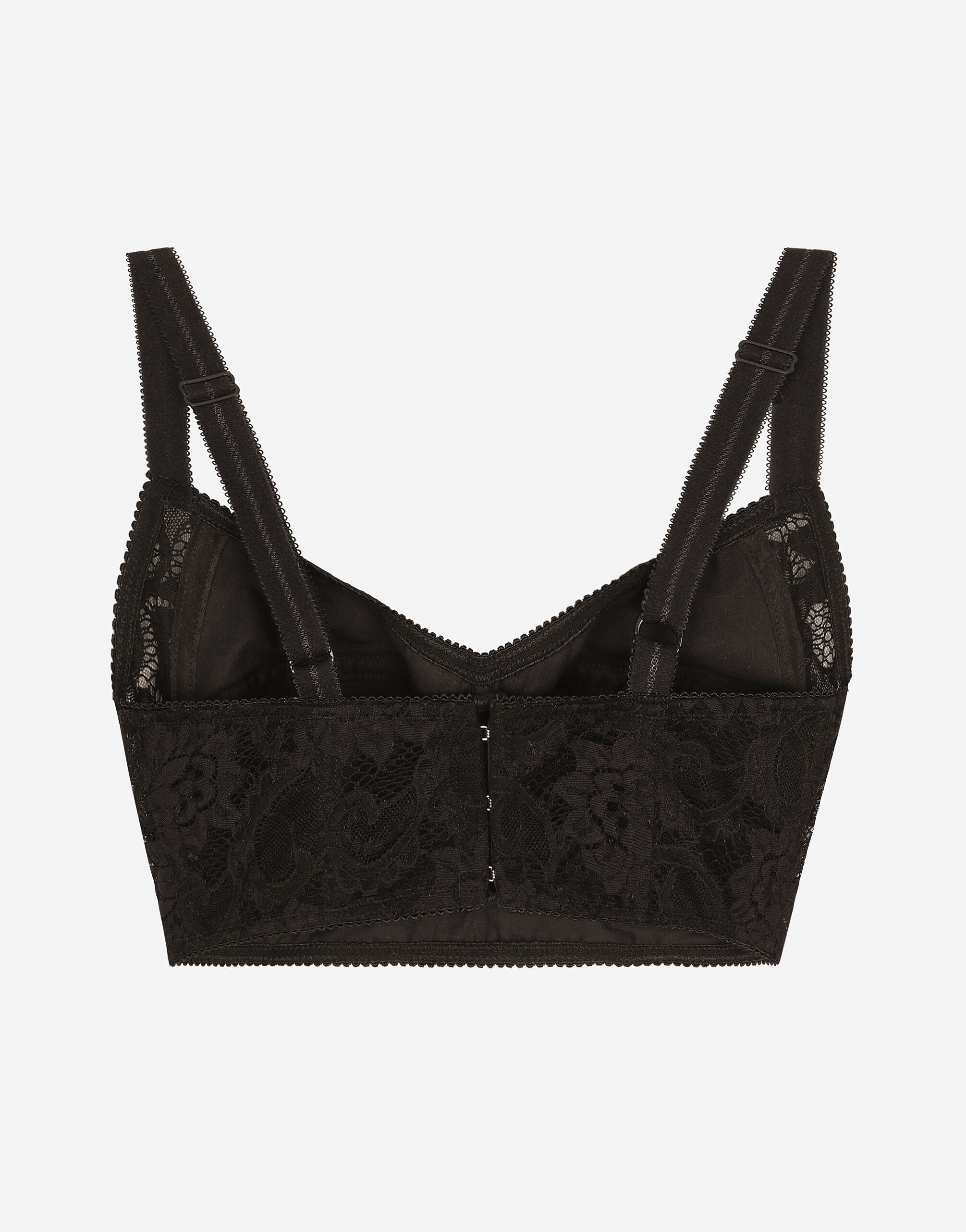 Satin and lace bralette top - 8