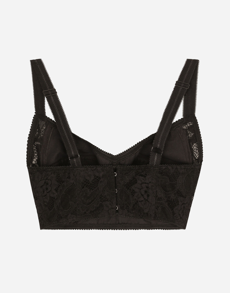 Satin and lace bralette top 8