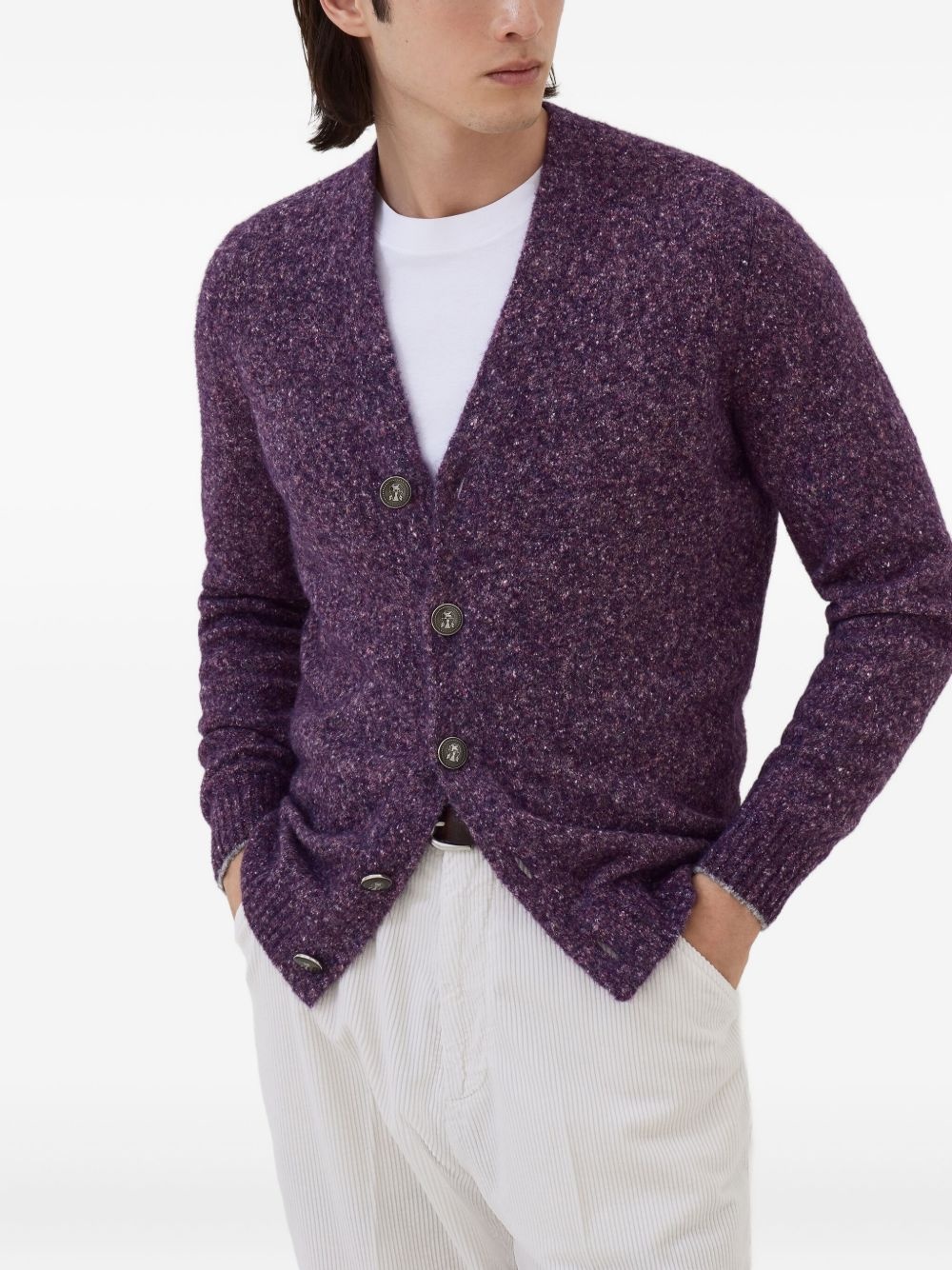 V-neck cardigan - 3