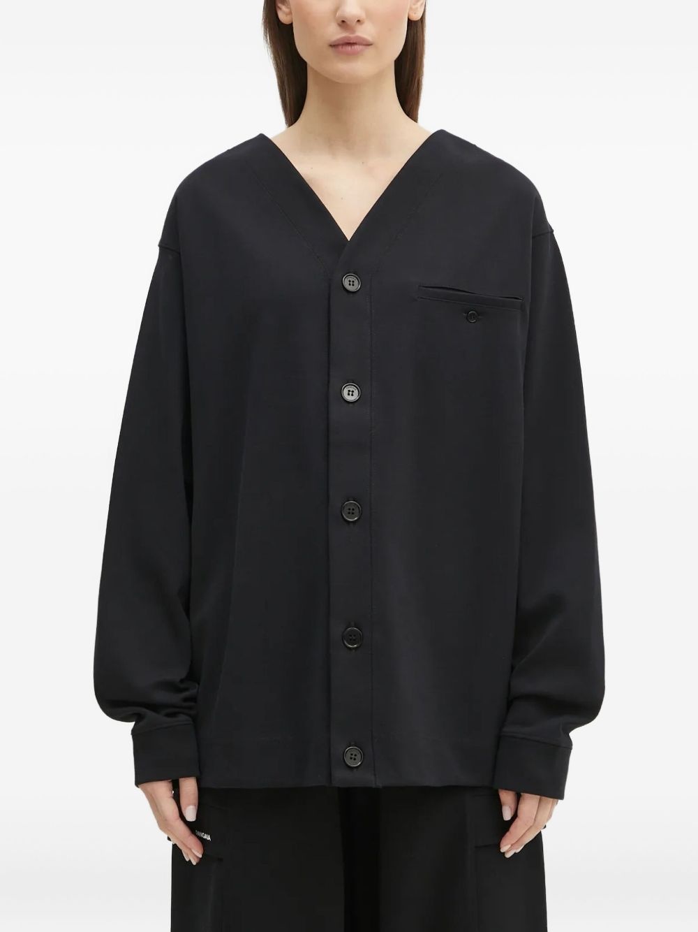 DNA V-neck shirt jacket - 3