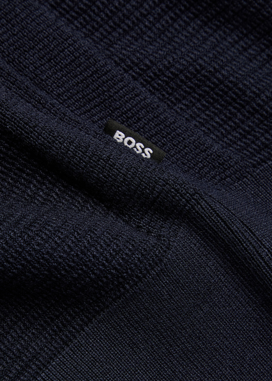 Boss Fine-knit Cotton-blend T-shirt - 5