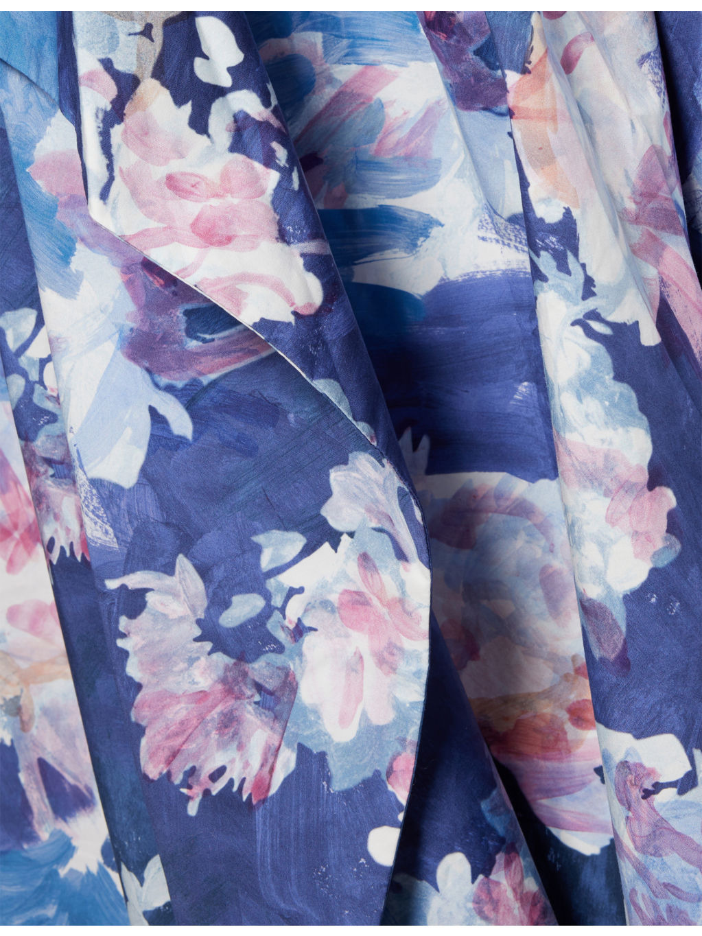 Floral Pleated Cotton-Poplin Midi Skirt - 6