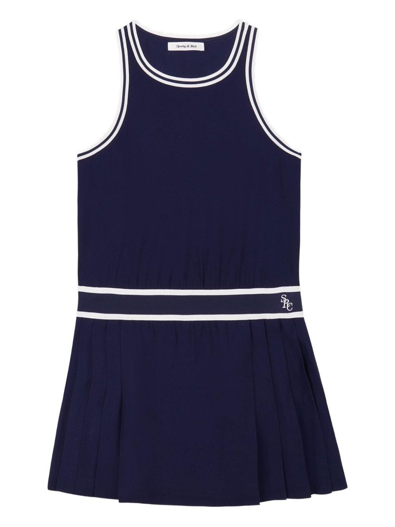 pleated mini dress 1