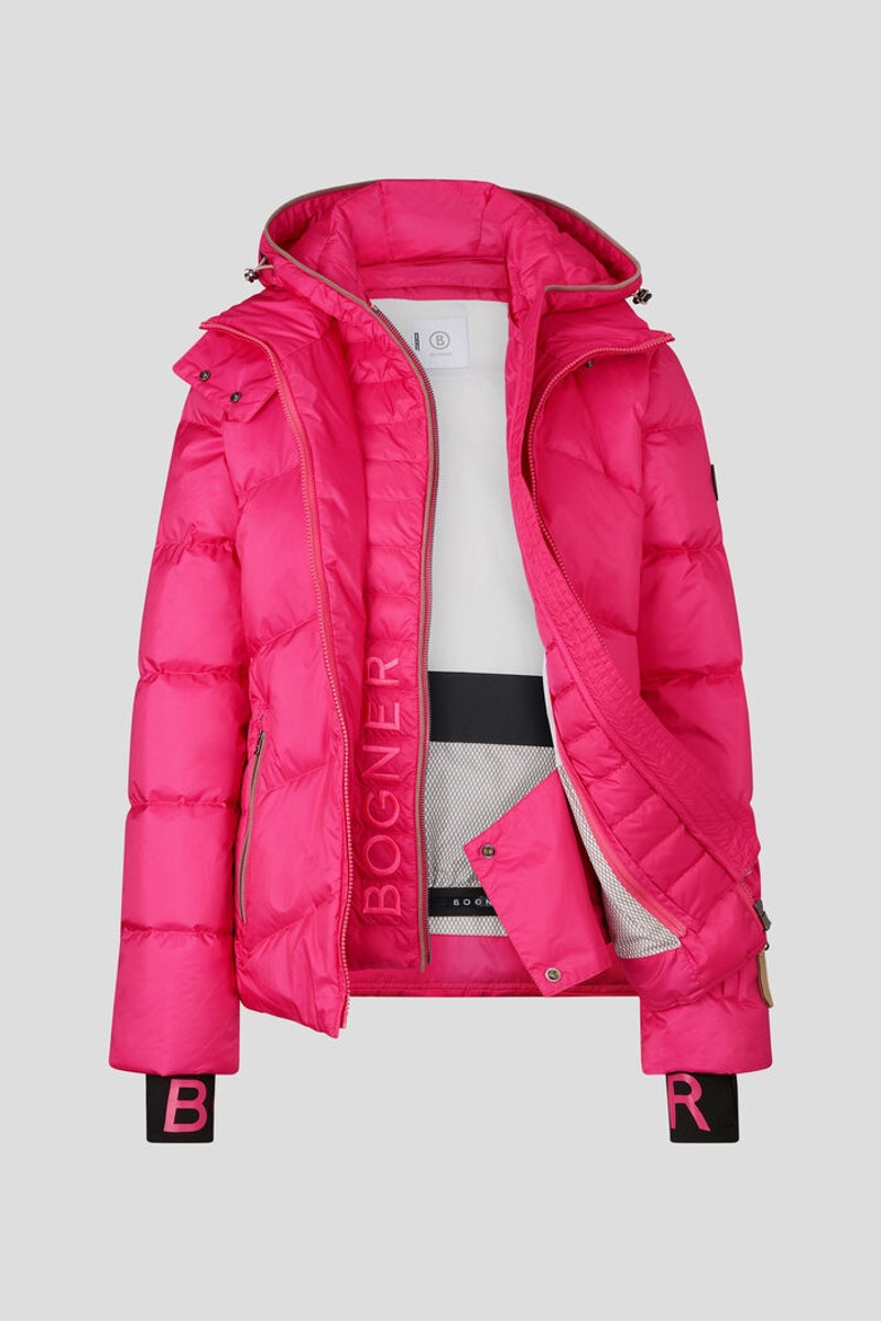 Callie Down ski jacket in Pink 8