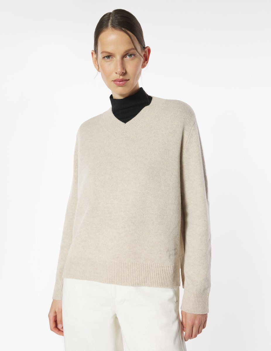 MERINO WOOL COMFORT V-NECK JUMPER - 3