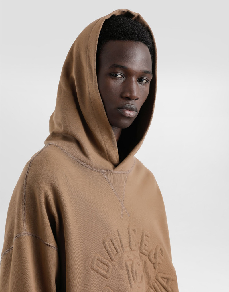 Cotton hoodie with logo 5