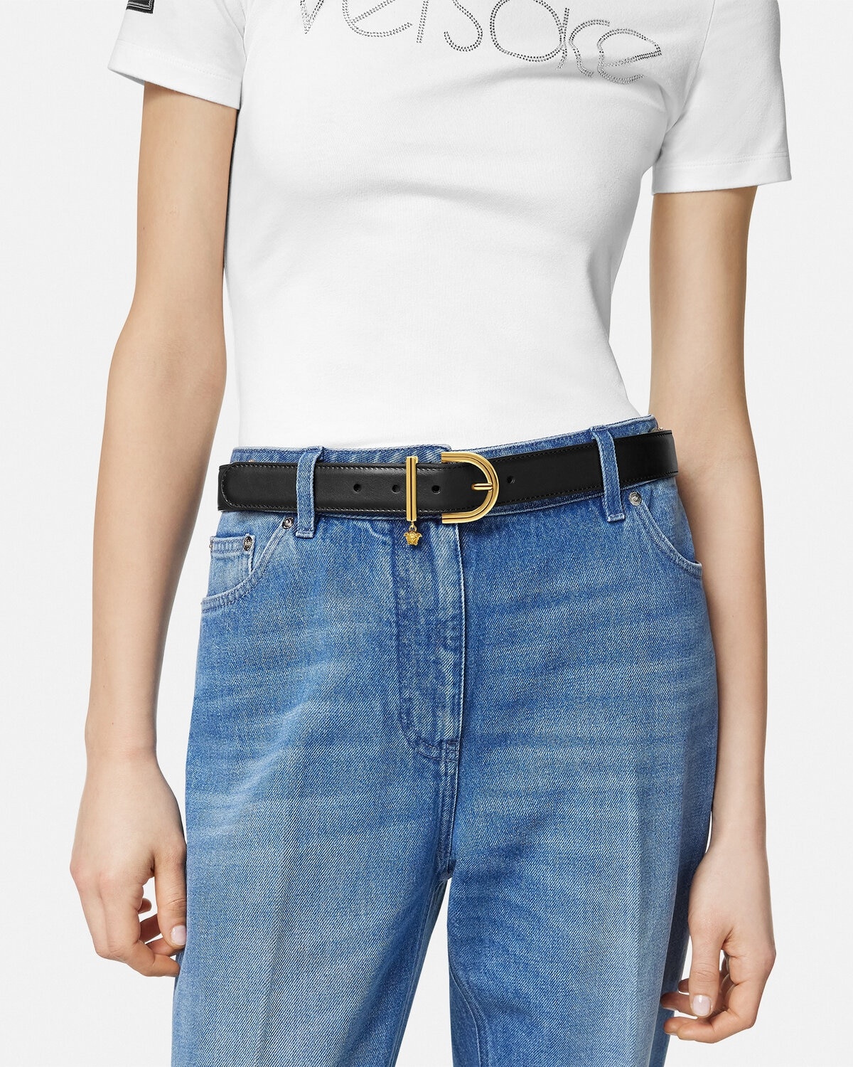 Medusa '95 Leather Belt 3 cm - 3