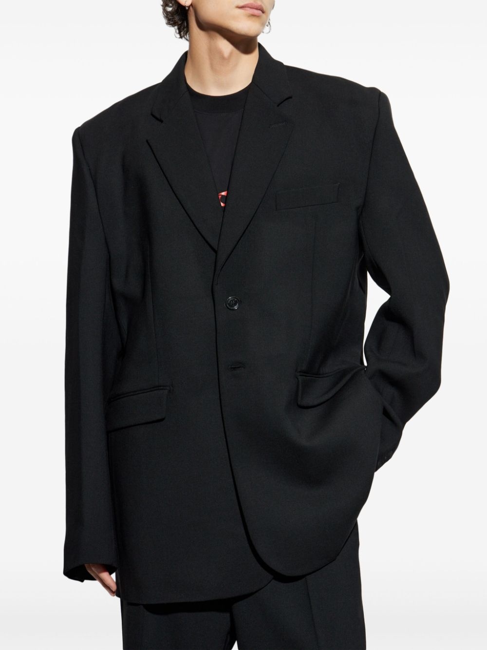 embroidered blazer - 3