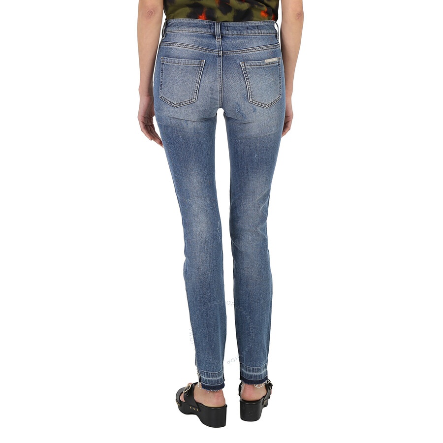 Philipp Plein Ladies Morgan Fit Angel Stretch Denim Jeans - 6
