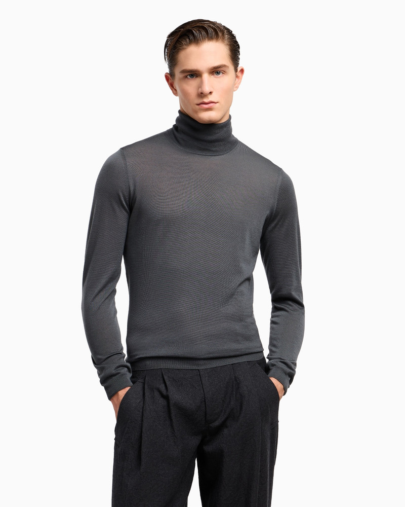 GIORGIO ARMANI CASHMERE MOCK-NECK JUMPER outlook