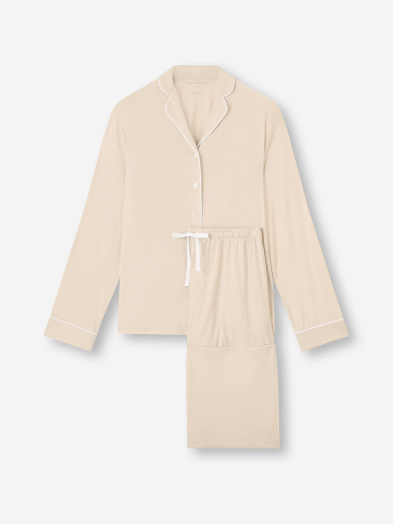 Women's Pajamas Lara Micro Modal Stretch Champagne - 1
