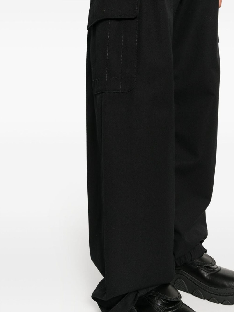 wide-leg wool-blend trousers 5