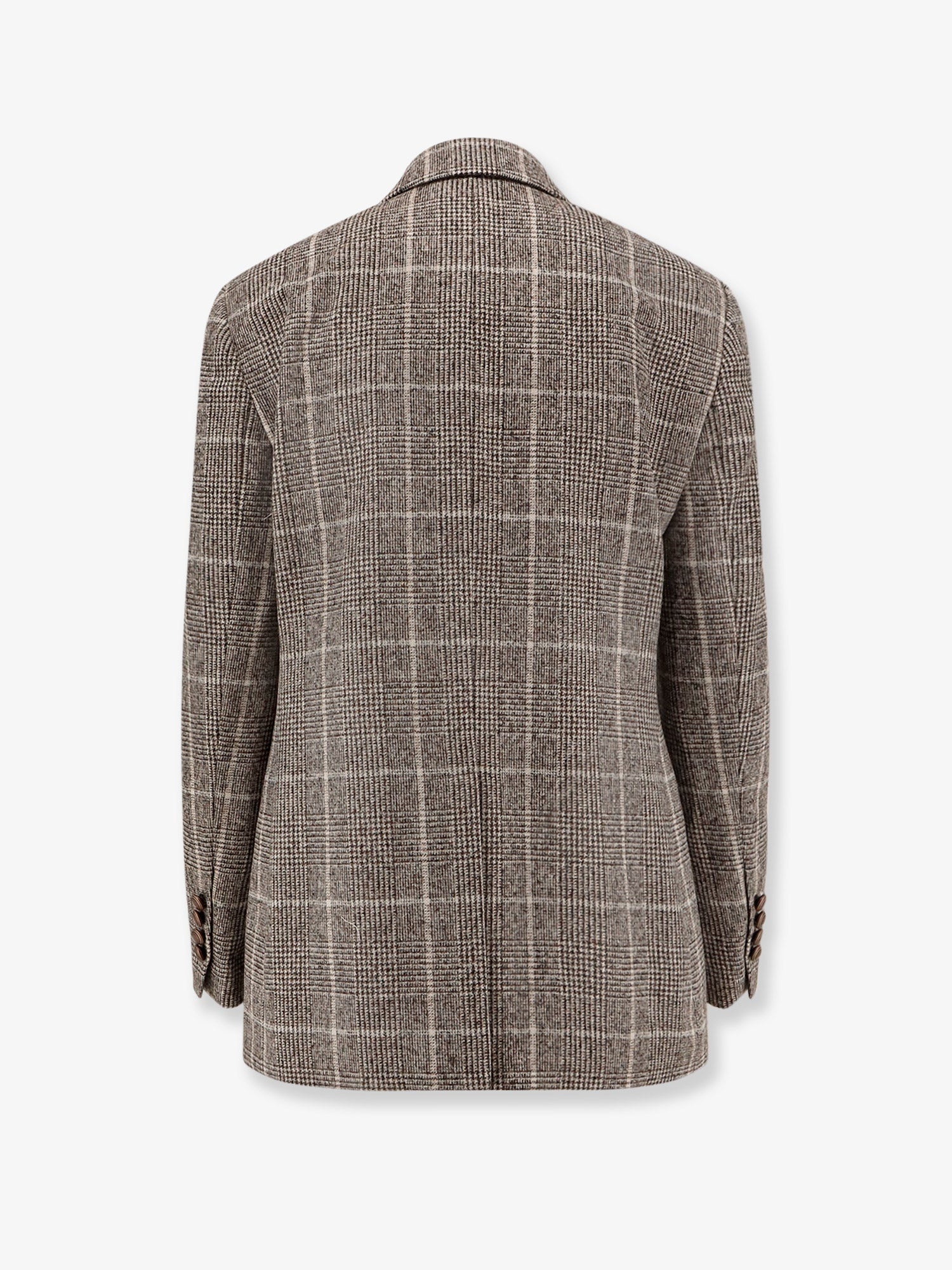 Brunello Cucinelli Double-Breasted Prince Of Wales Blazer - 2