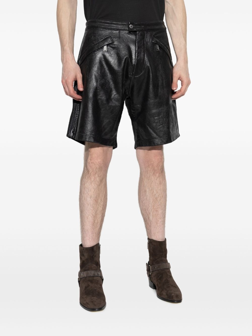 Waxed shorts - 3