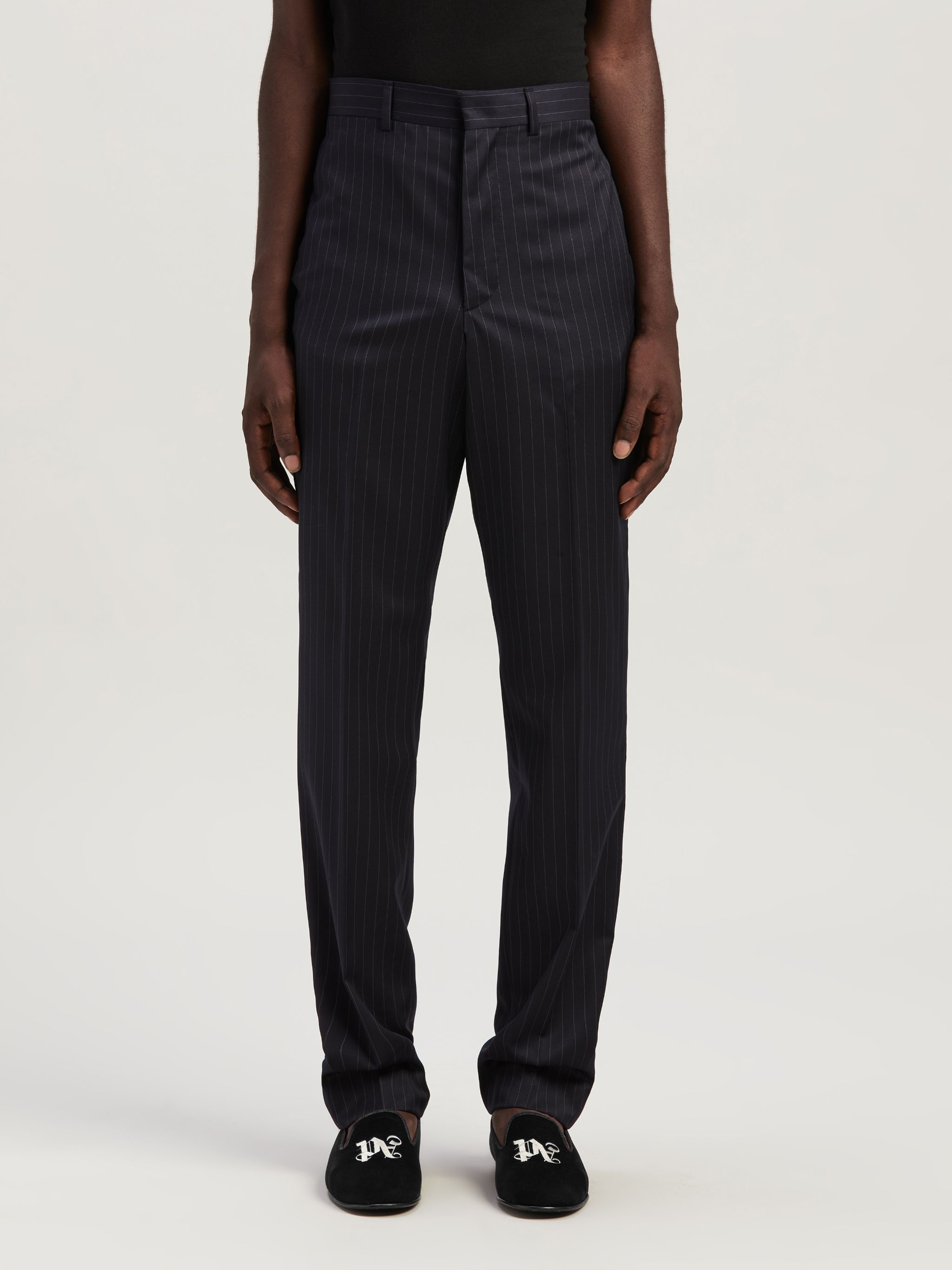 PINSTRIPES SLIM SUIT PANTS - 3
