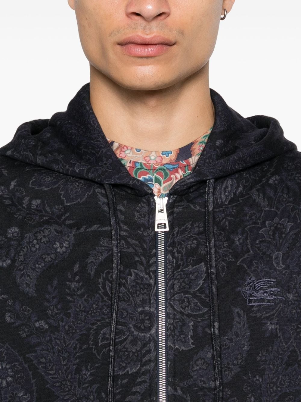 paisley-print hoodie - 5