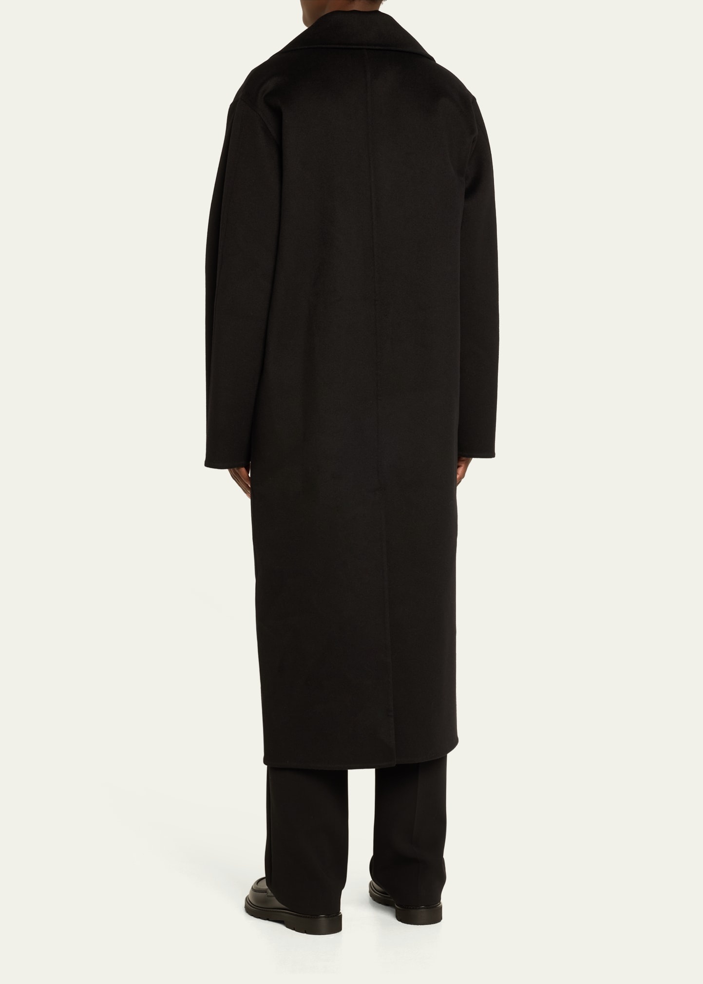 One-Button Wool Coat - 3