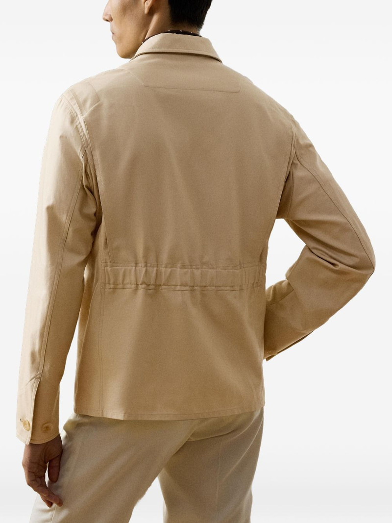Boulton buttoned sateen jacket 3