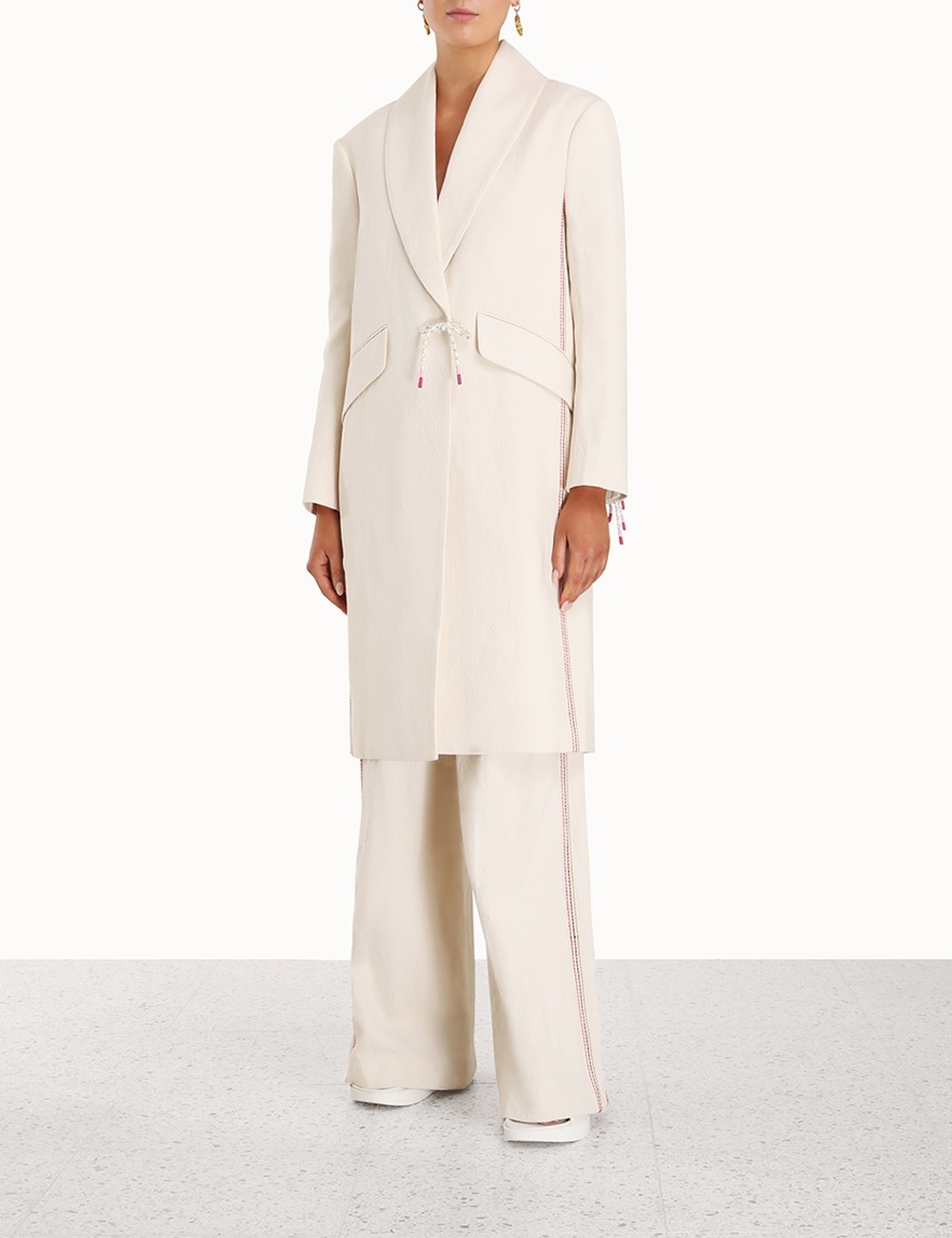 HIGH TIDE SHAWL COLLAR COAT - 2
