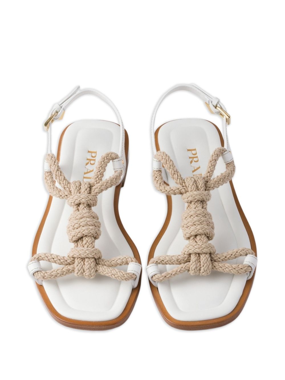 knot-strap sandals - 4