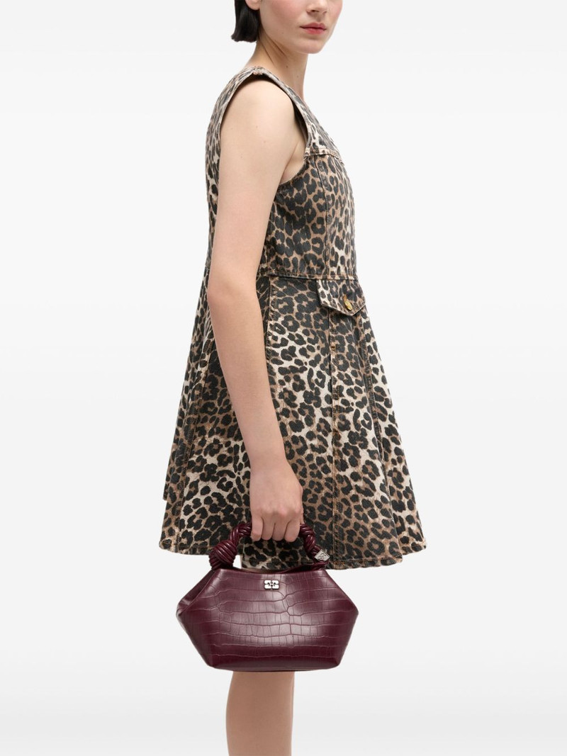 GANNI Bou twisted-handle tote bag outlook