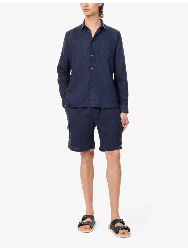 Vilebrequin Baie drawstring-waist linen shorts outlook