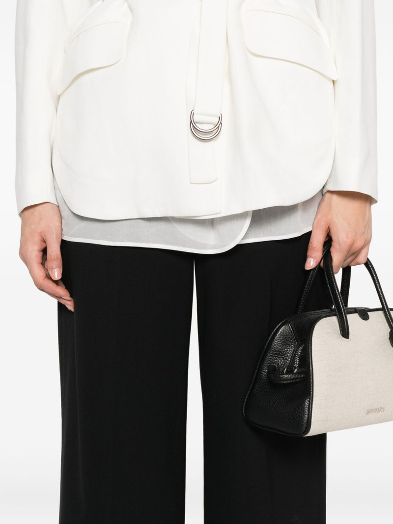 pleat-detail trousers 5