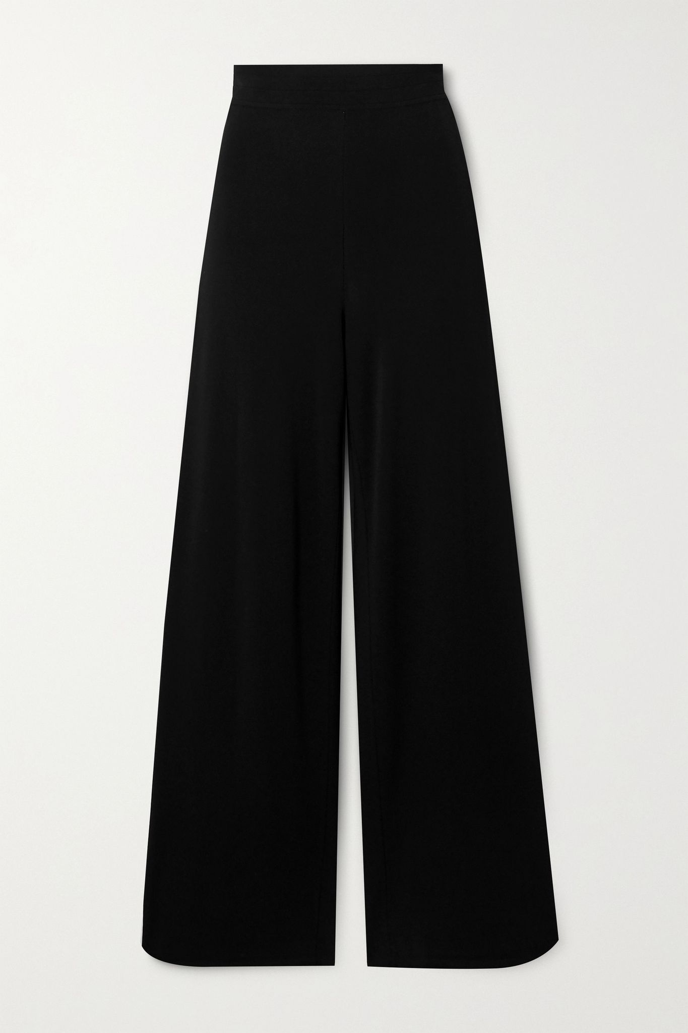 Wool-twill wide-leg pants - 1