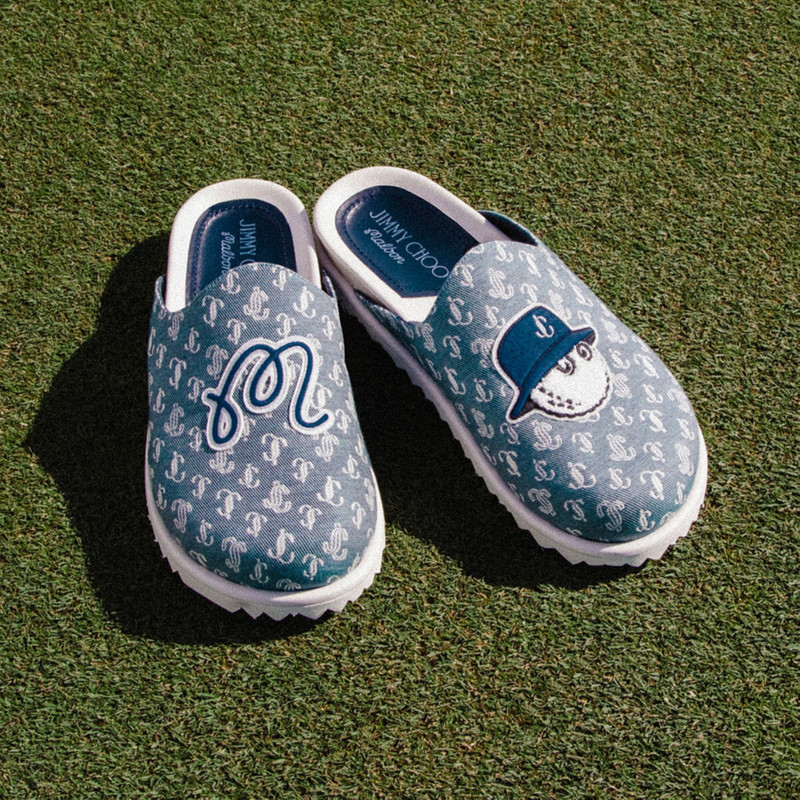 Jimmy Choo / Malbon Mule/M
Denim Monogram Mules 6