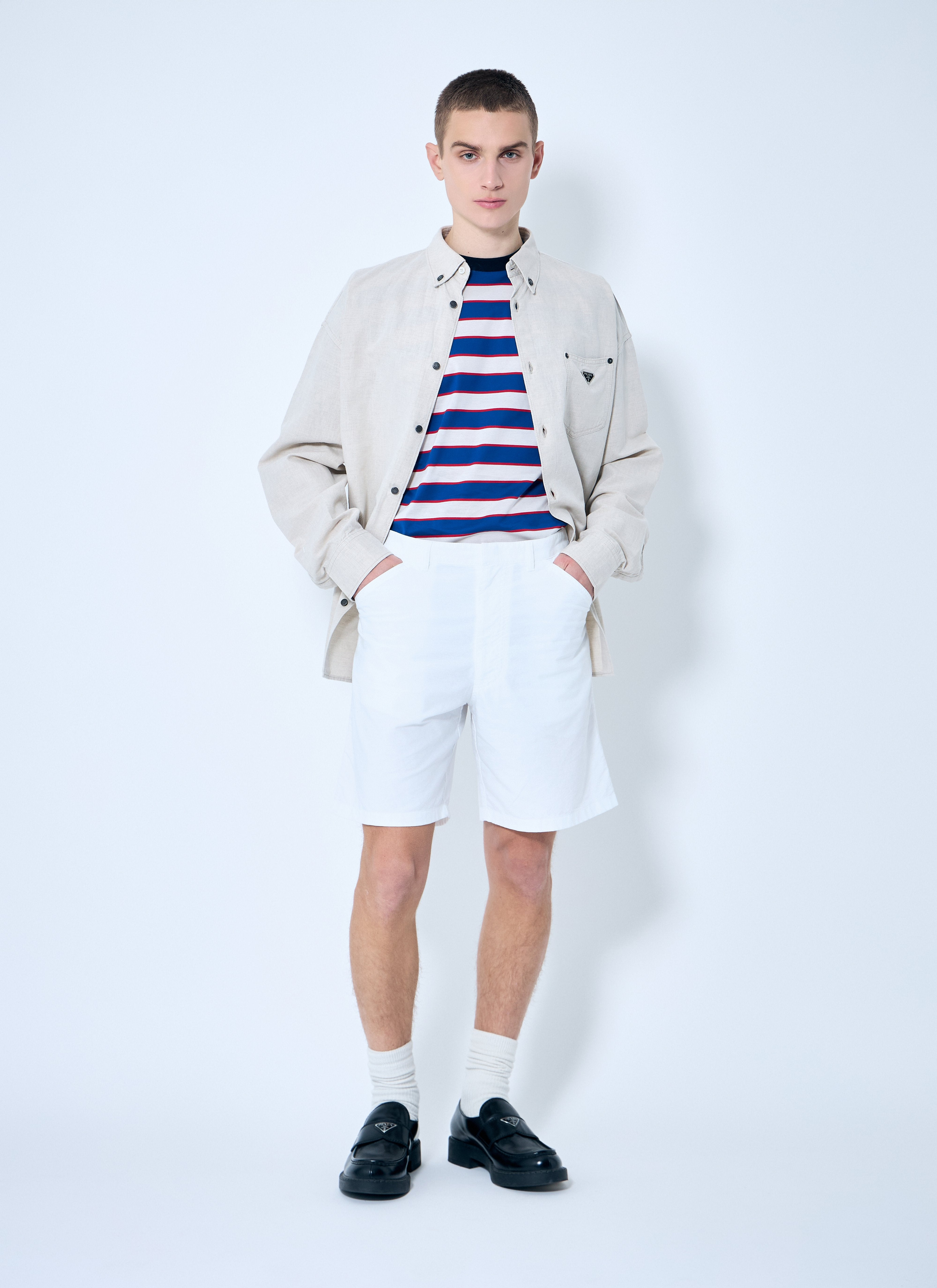 Prada Men Oxford Shorts - 2