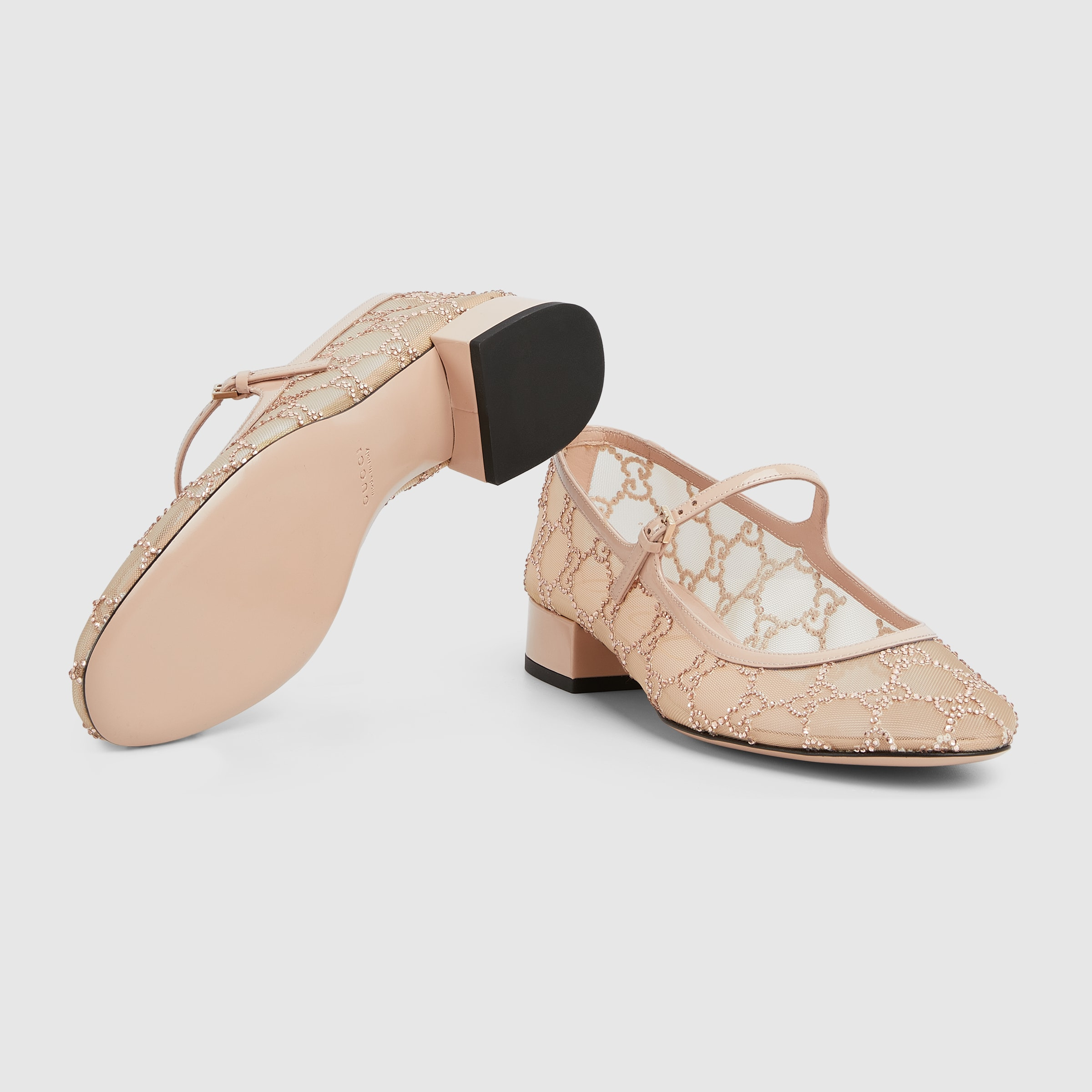 Women's GG crystal ballet flat - 7