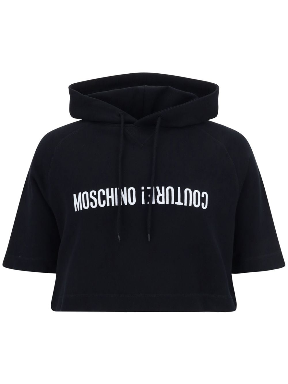 logo-print hoodie - 1