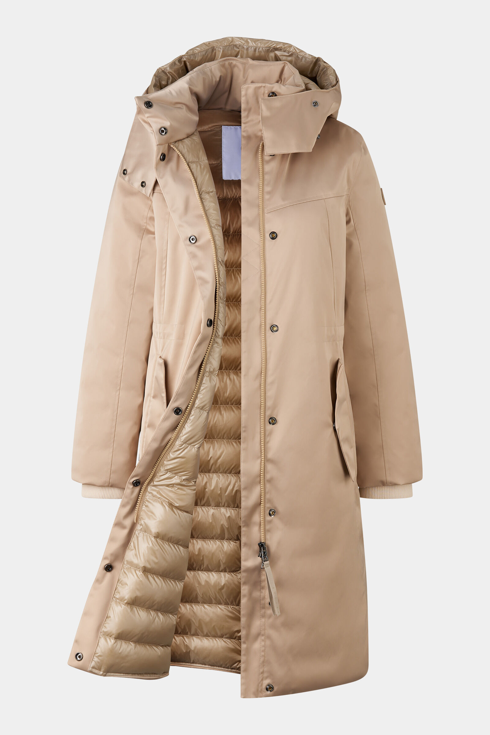Lynn down coat in Beige - 2