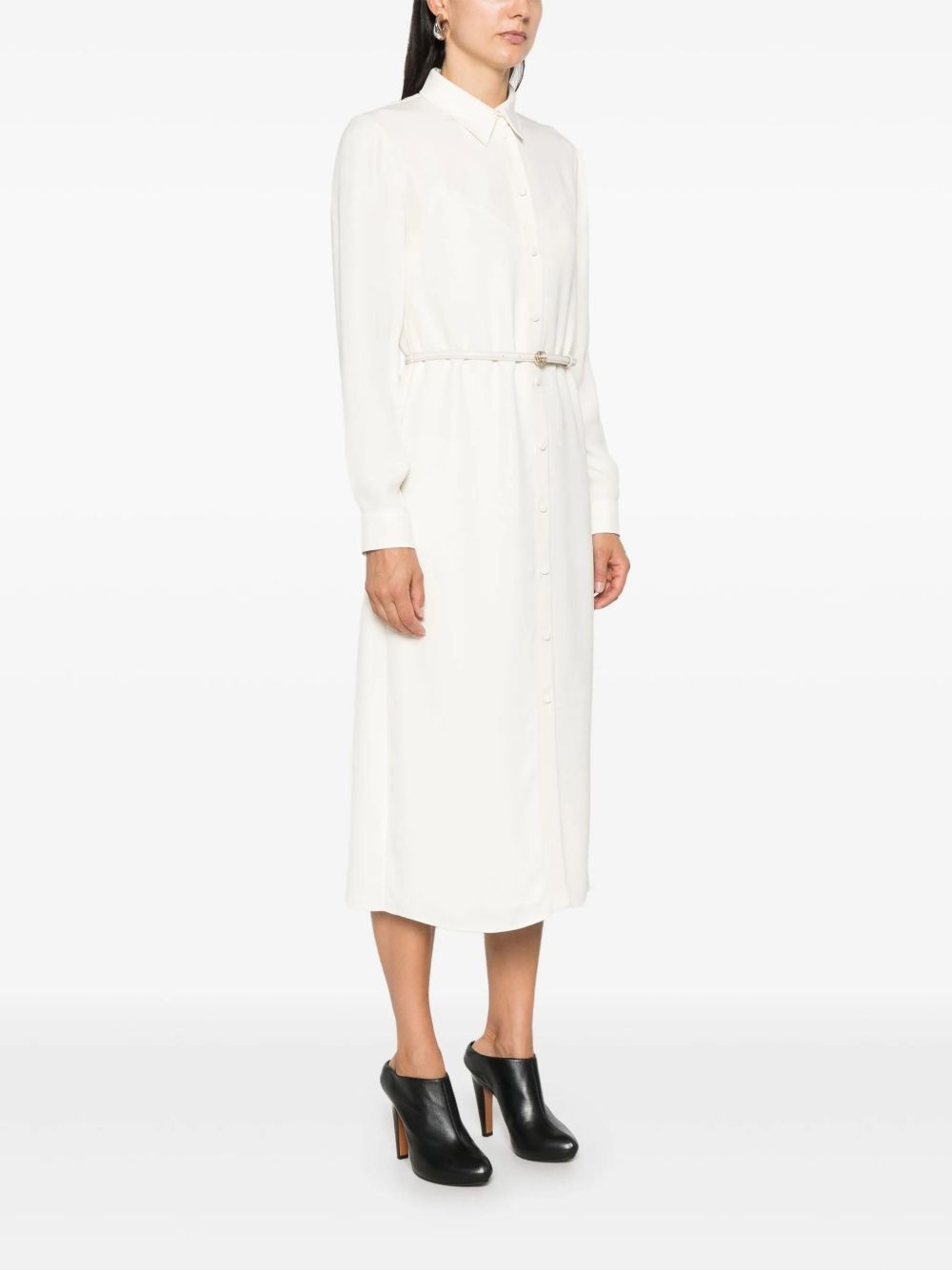 belted maxi dress - 6