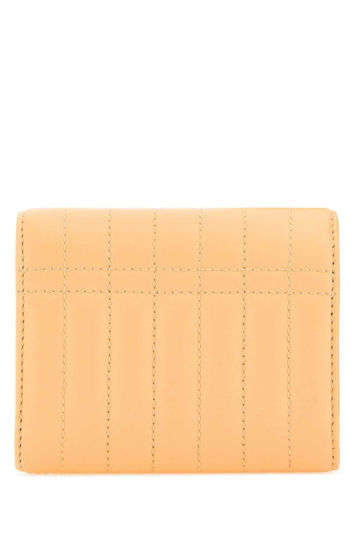 Burberry Women Peach Leather Small Lola Wallet - 3