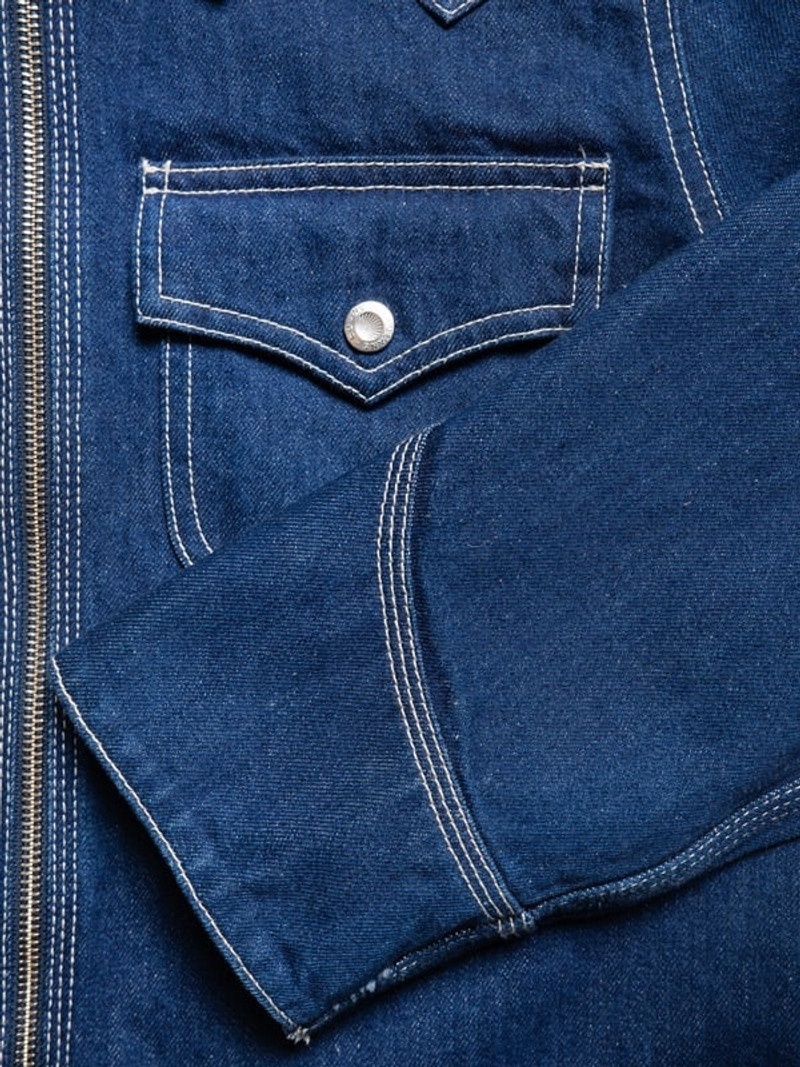 Anja Western Denim Jacket Blue 8