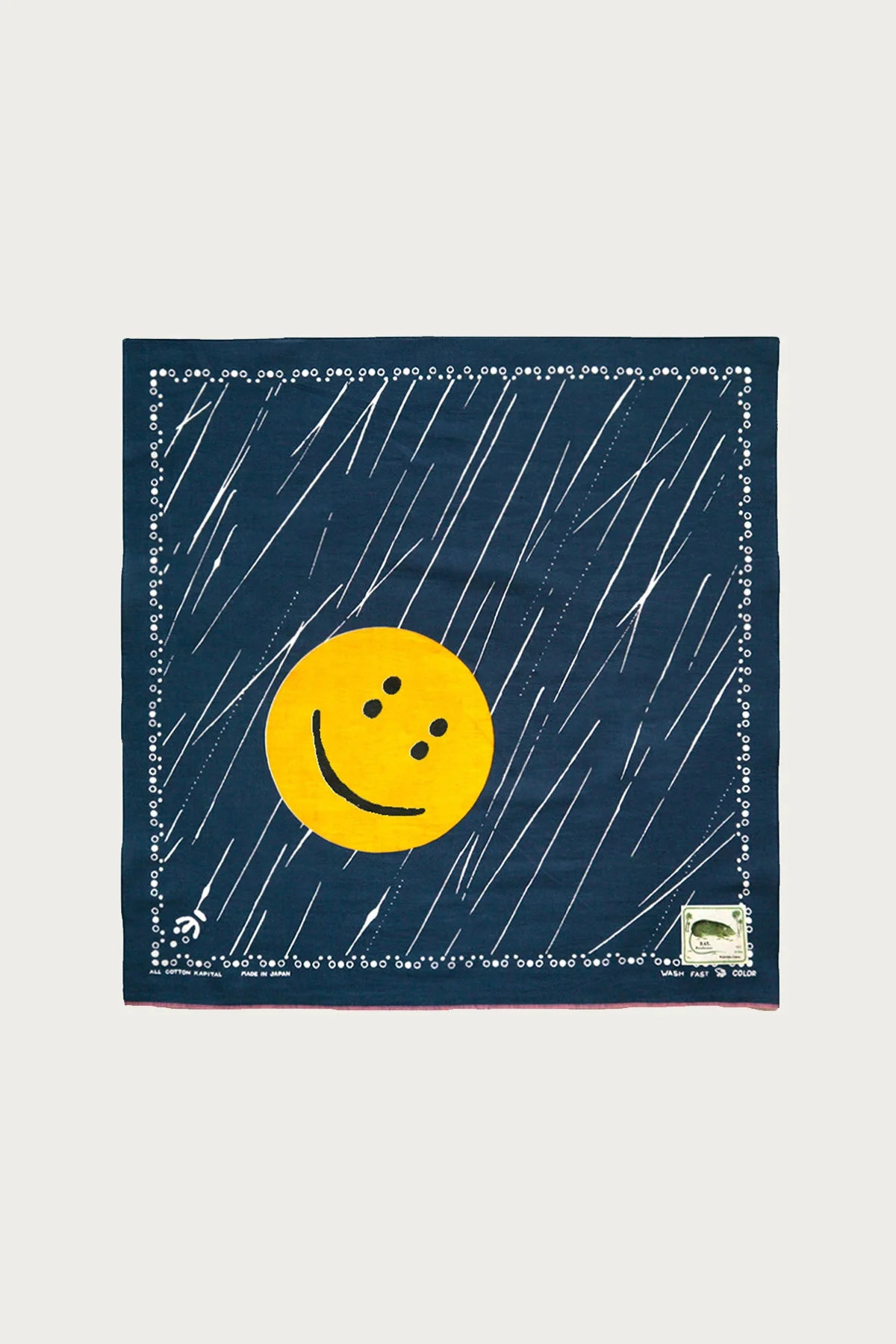 FASTCOLOR SELVEDGE 발리아나 (RAINBOWY) - NAVY - 1