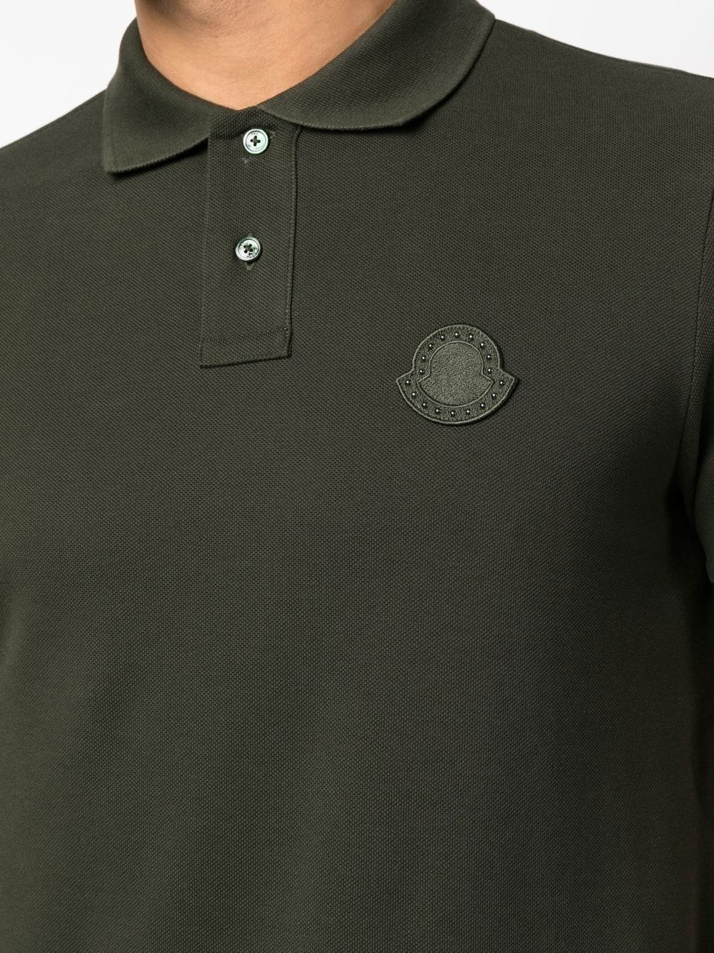 logo-patch short-sleeve polo shirt - 5