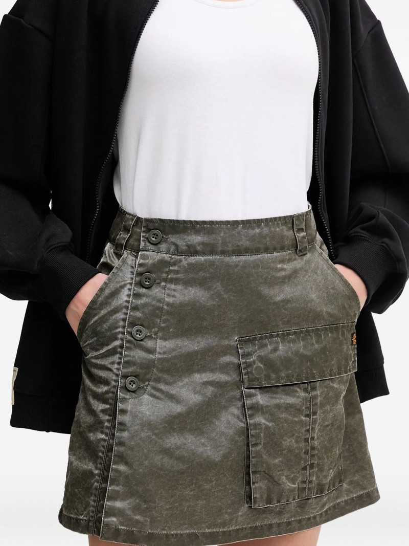 logo-detail cargo skirt 3