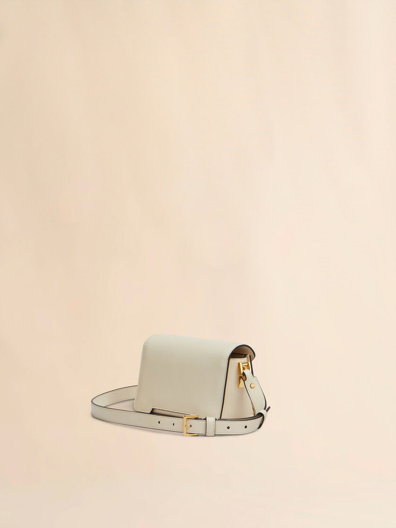 Marni CREAM LEATHER TRUNKAROO MINI SHOULDER BAG outlook