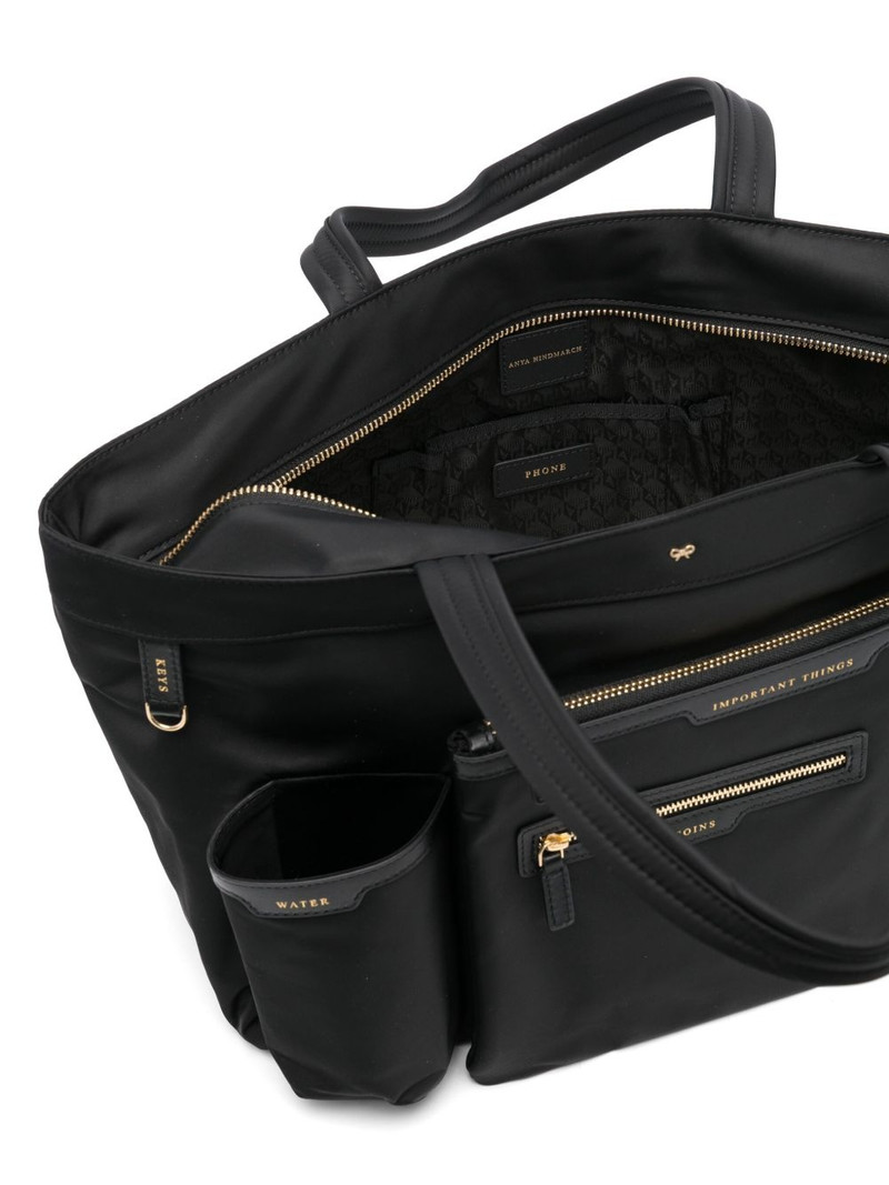E/W Multi Pocket tote bag 5