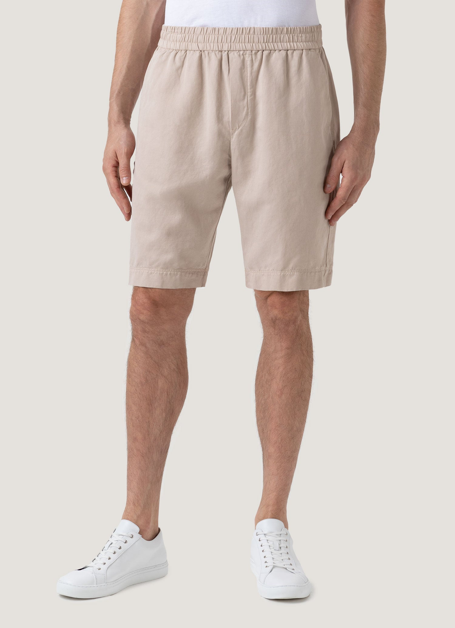 Cotton Linen Drawstring Shorts - 2