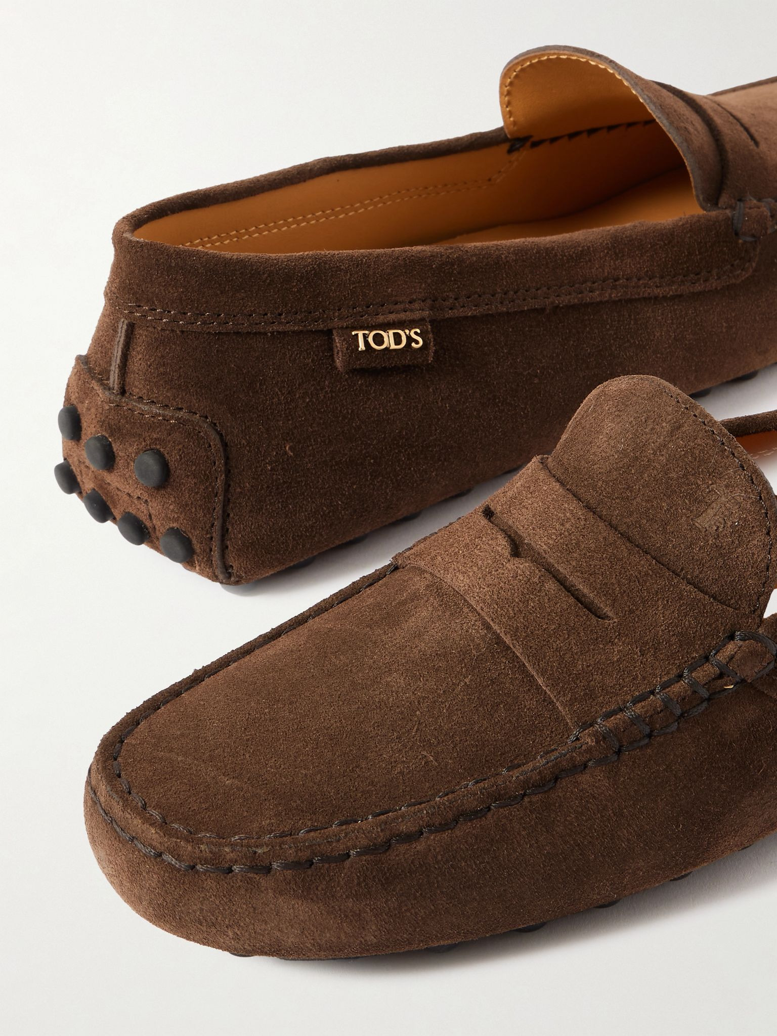Gommino suede loafers Dark brown - 4