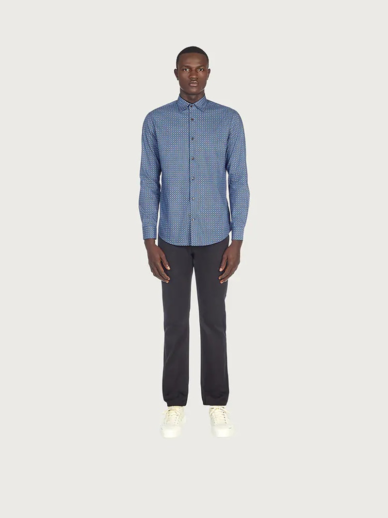 FERRAGAMO SHIRT WITH FOLIAGE PRINT outlook