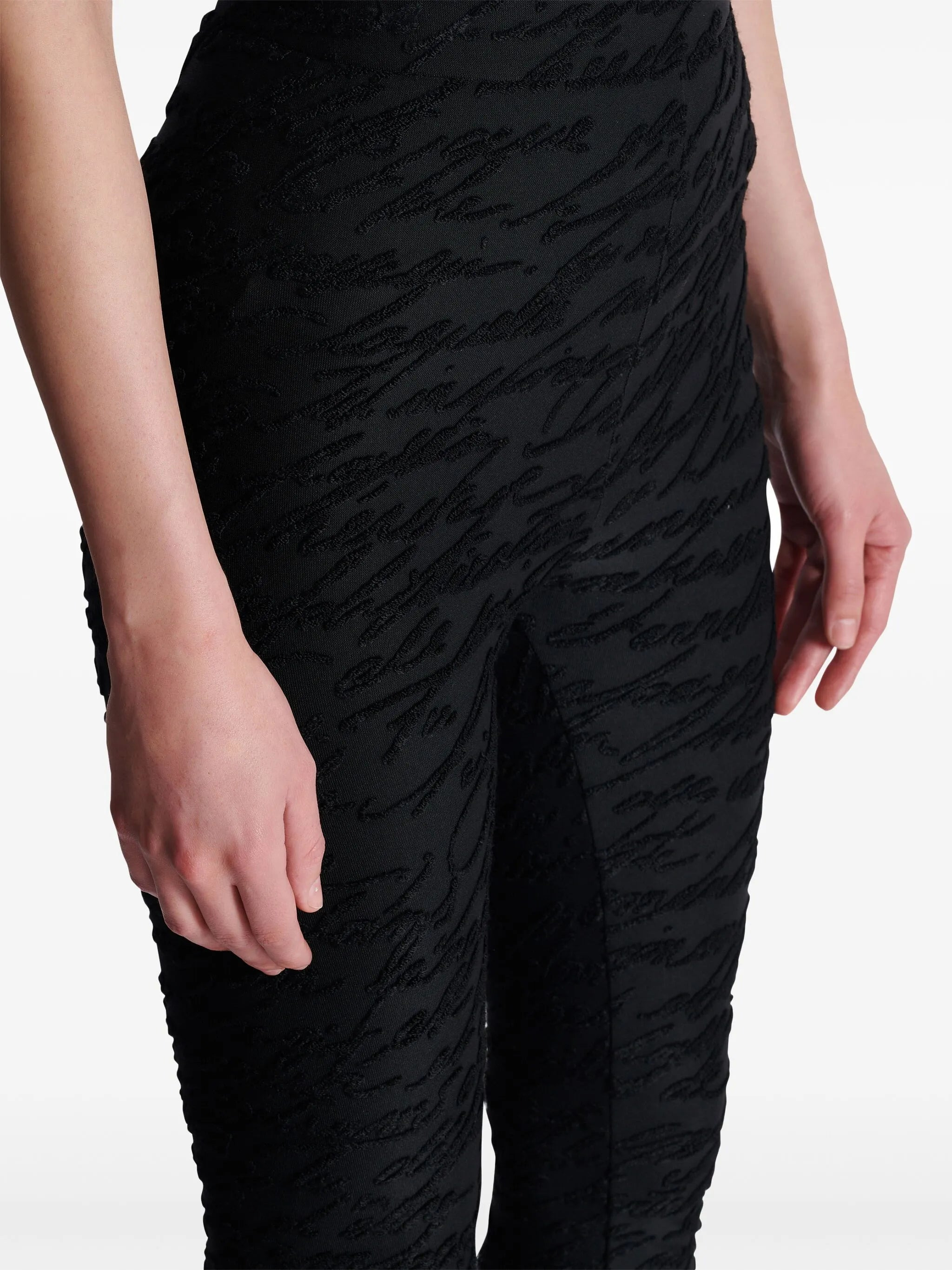 monogram-jacquard legging - 6