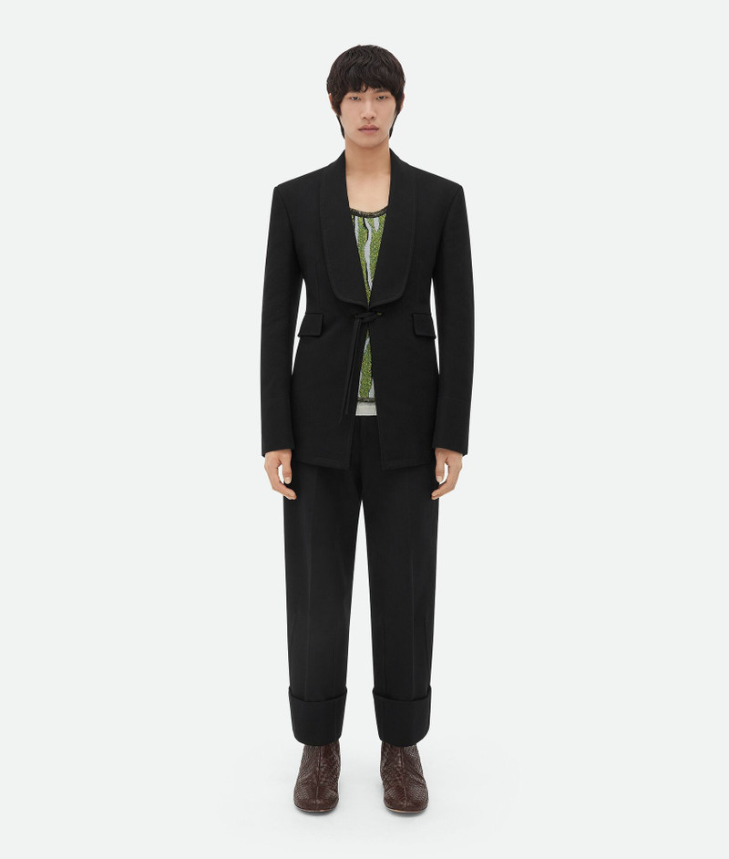 Shawl Collar Ottoman Light Cotton Jacket 1