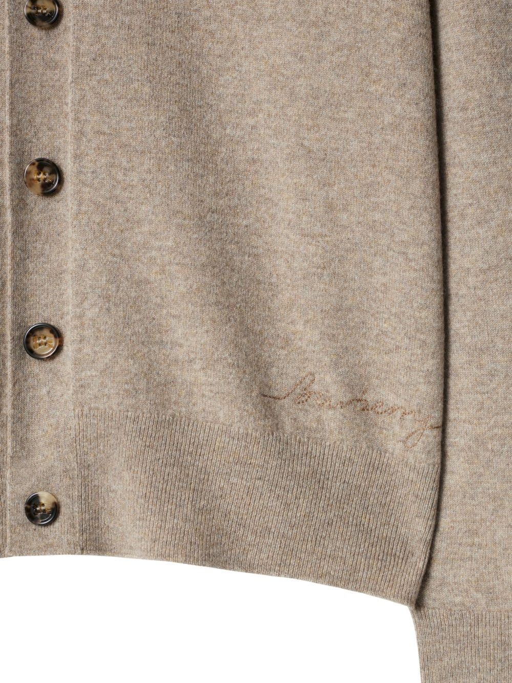 mélange-effect cardigan - 5